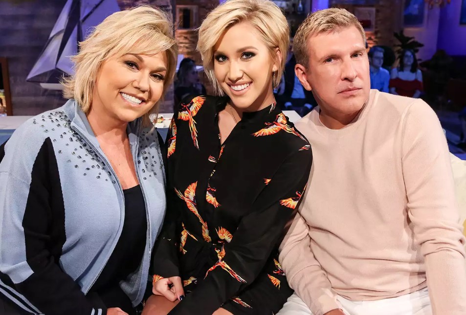 Savannah Chrisley with her parents
