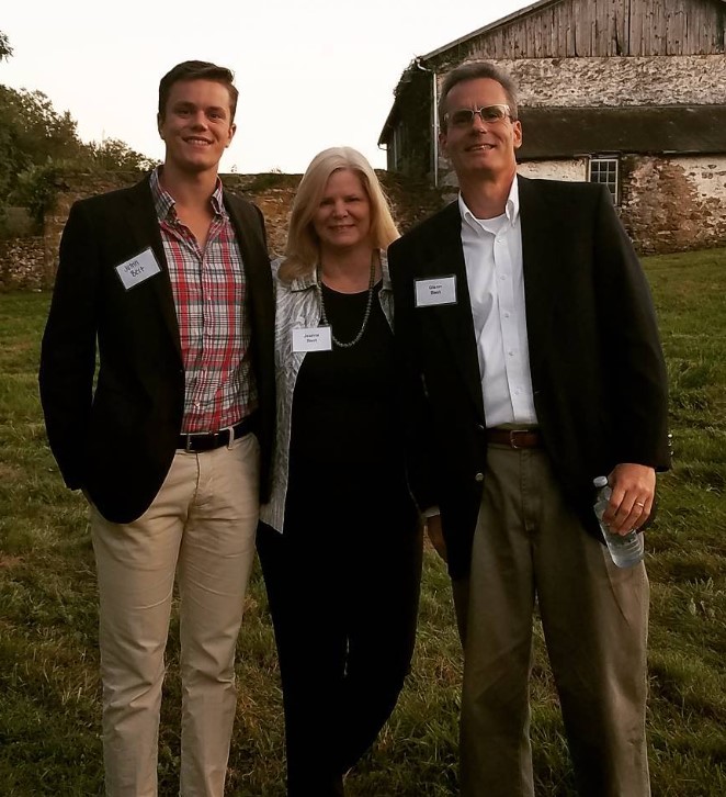 Justin Best with his parents