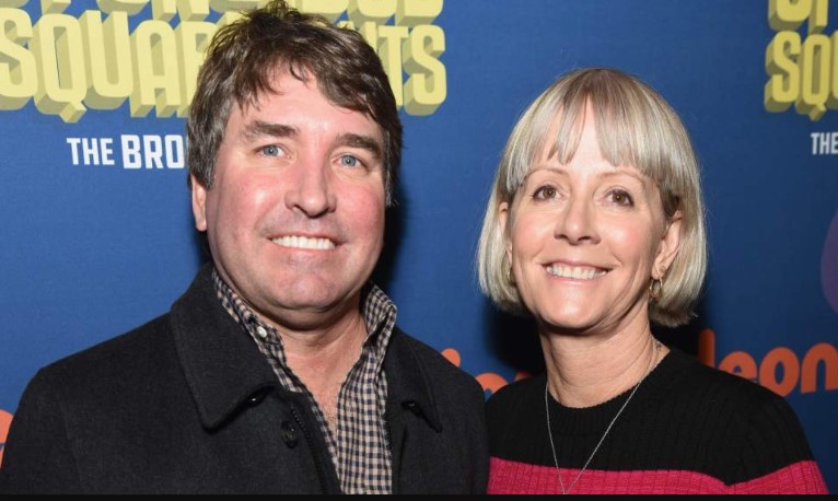 Karen Hillenburg with her husband