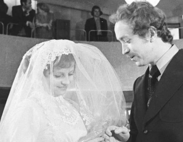 Leonid Bortkevich with his wife