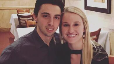 Madeline Gaudreau with her husband Matthew Gaudreau