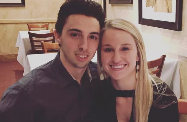 Madeline Gaudreau with her husband Matthew Gaudreau