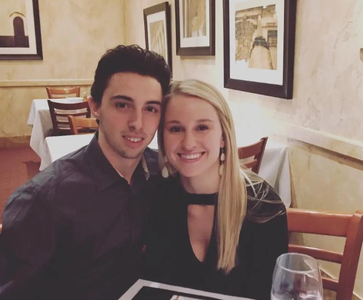 Matthew Gaudreau with his wife Madeline Gaudreau
