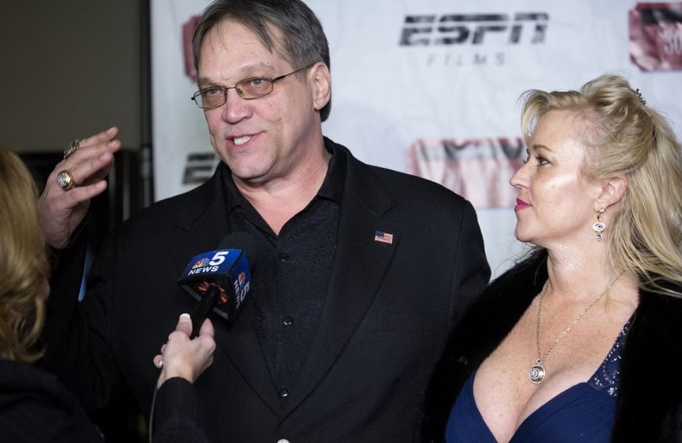 Misty McMichael with her husband Steve McMichael