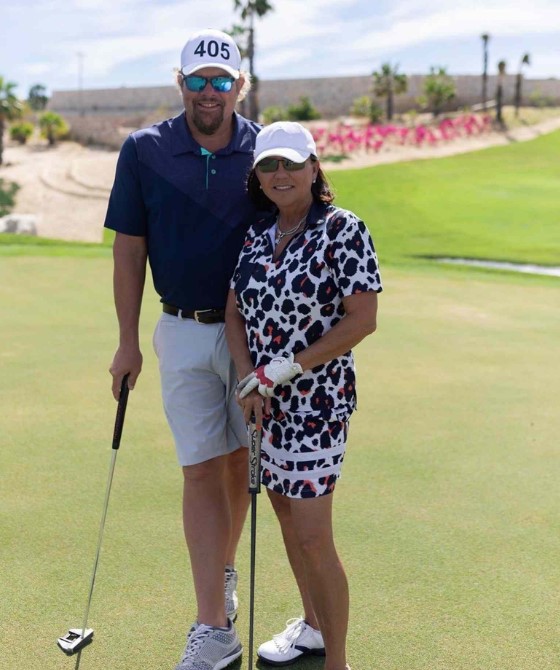 Tricia Lucus and her husband