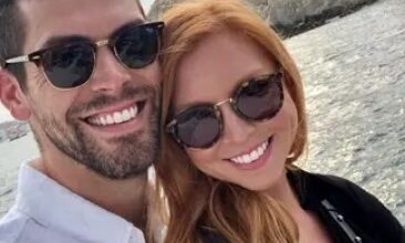 Amanda Bass and her partner Justin Tucker