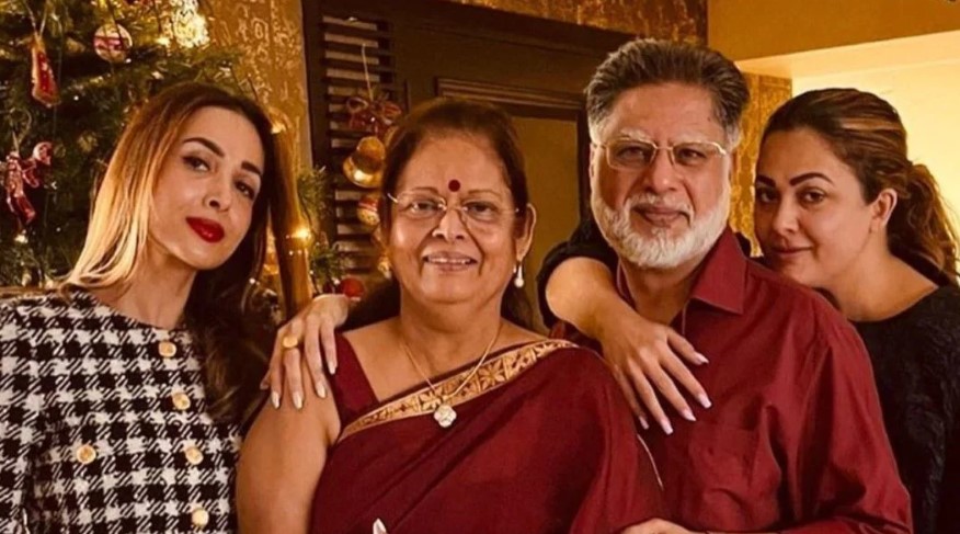 Anil Arora with his wife Joyce Polycarp and daughters