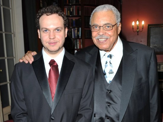 Flynn Earl Jones with his father