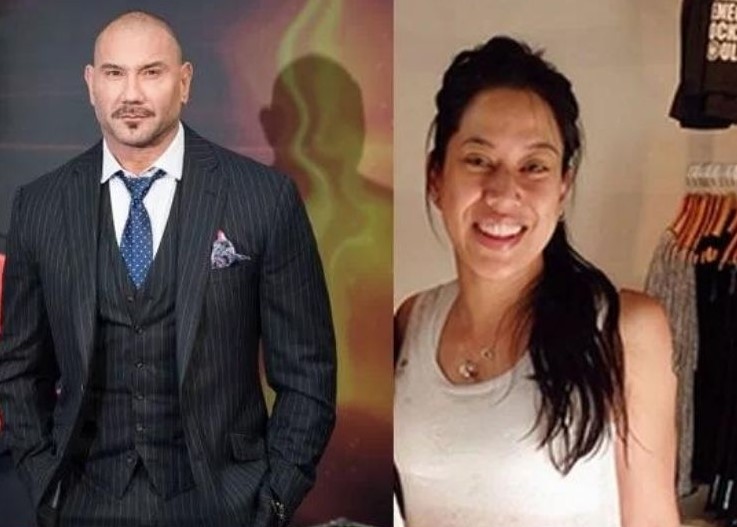 Glenda Bautista with her ex-husband Dave Bautista