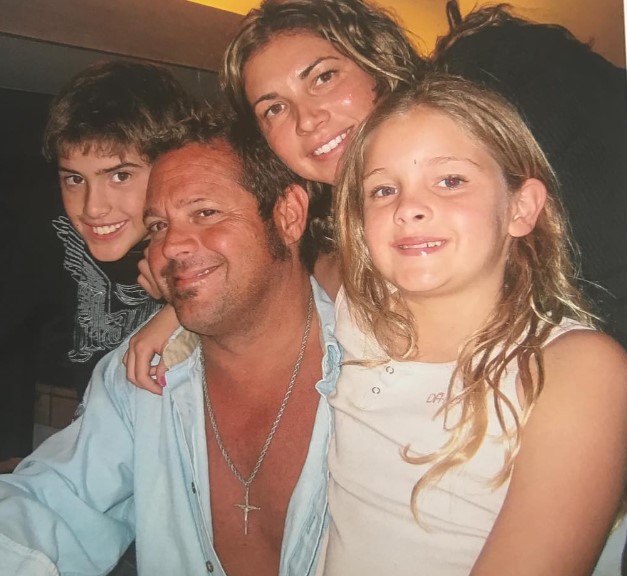 Jeanie Galbraith with her husband and kids