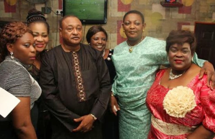 Karimat Kosoko with her family