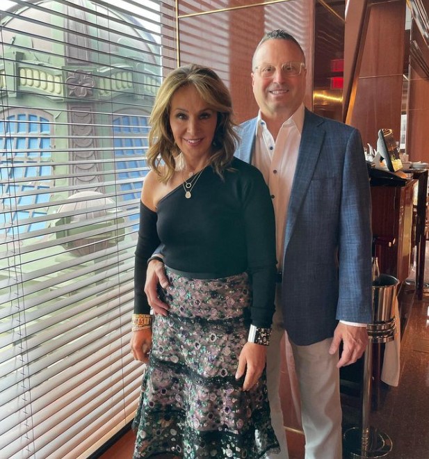 Louis John Ruggiero with his wife Rosanna Scotto