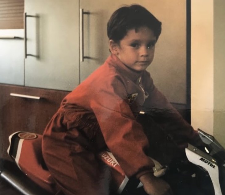 Luca Salvadori's childhood image