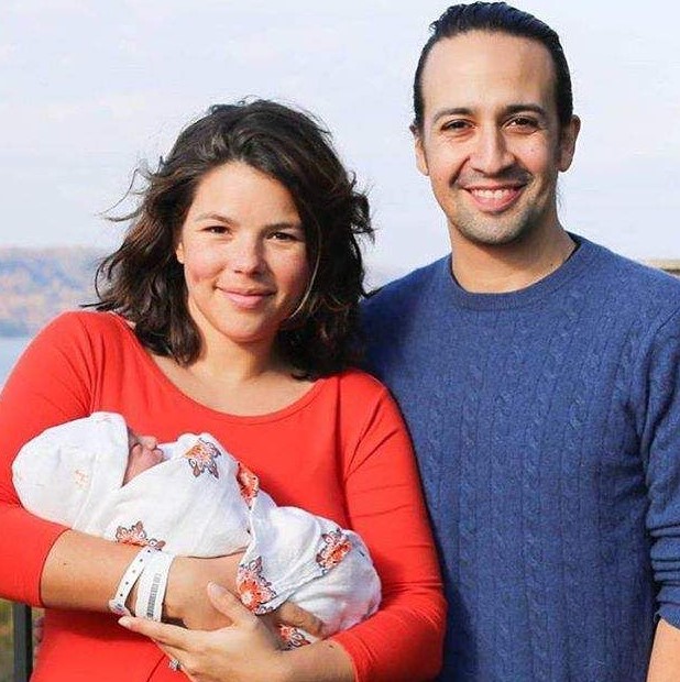 Vanessa Nadal with her husband Lin-Manuel Miranda and son