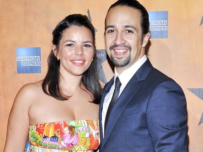 Vanessa Nadal with her husband Lin-Manuel Miranda