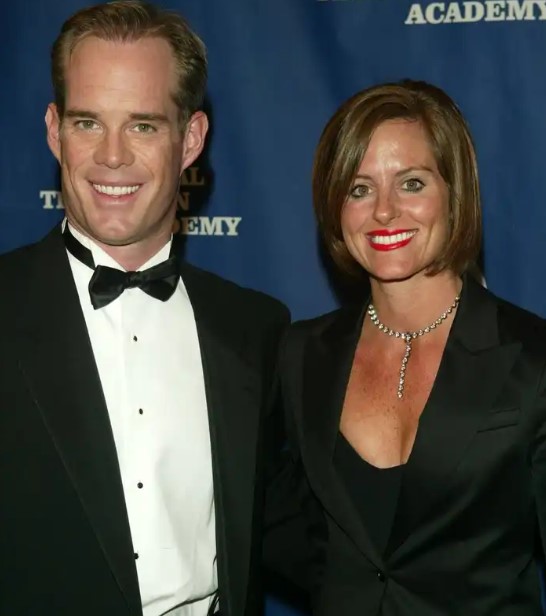 Ann Buck with her ex-husband Joe Buck