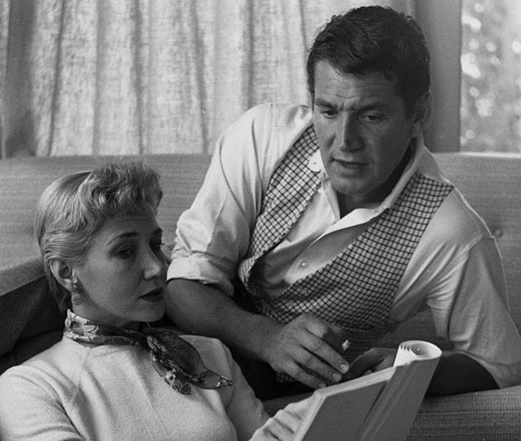 Betty Claire Kalb with her husband Gene Barry