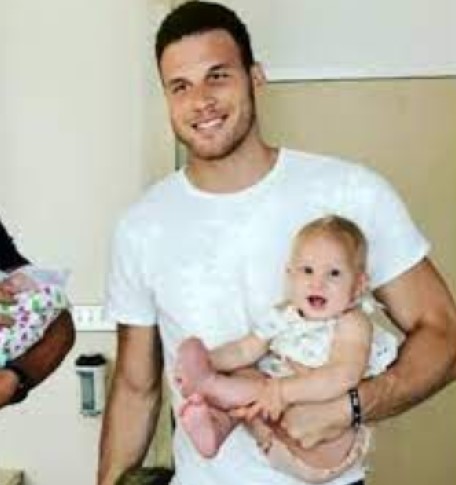 Finley Elaine Griffin and her dad