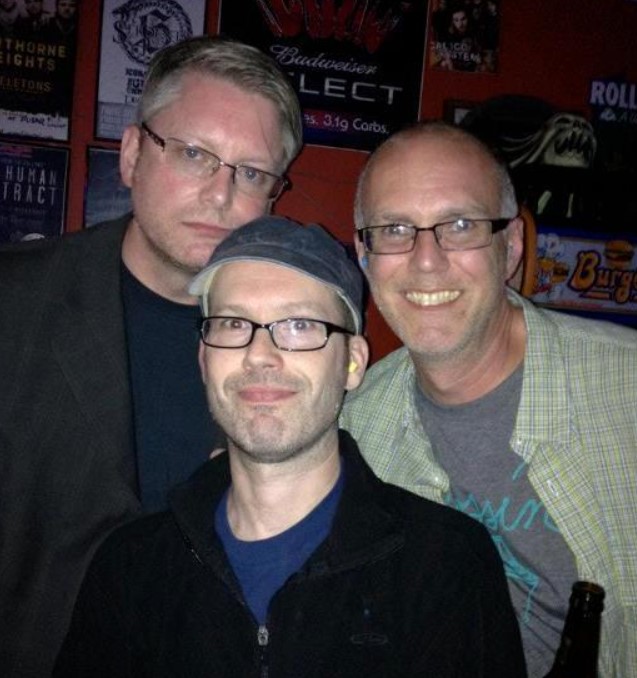 Flea Bodine with his friends