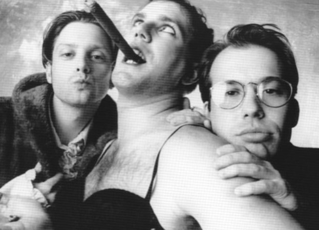 Flea Bodine with his friends