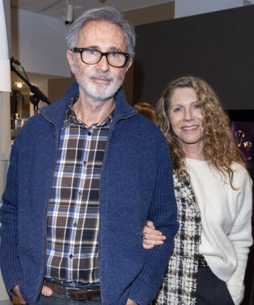 Helene Lhermitte and her husband Thierry Lhermitte