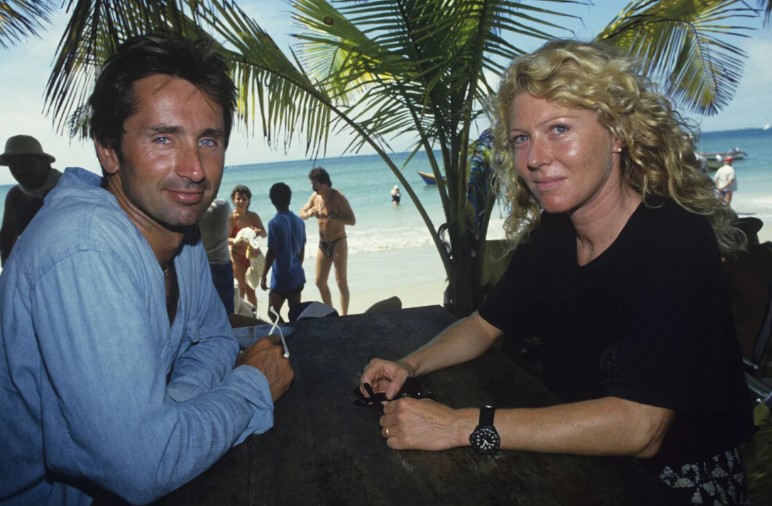 Helene Lhermitte and her spouse Thierry Lhermitte