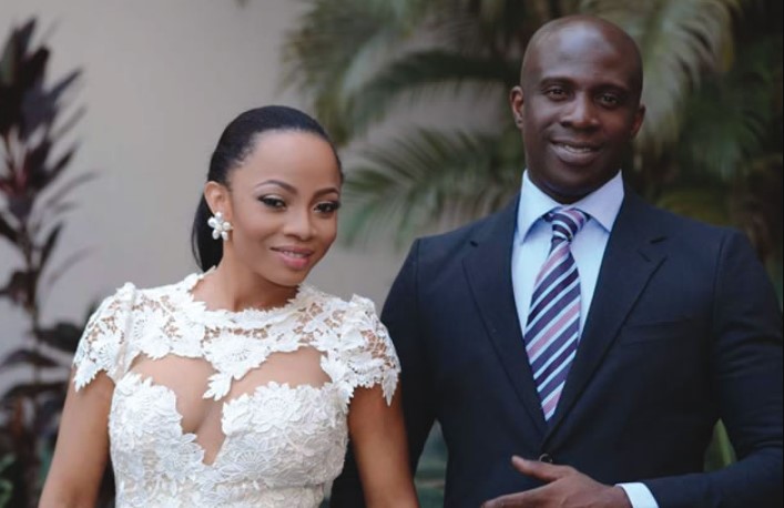 Maje Ayida with his wife