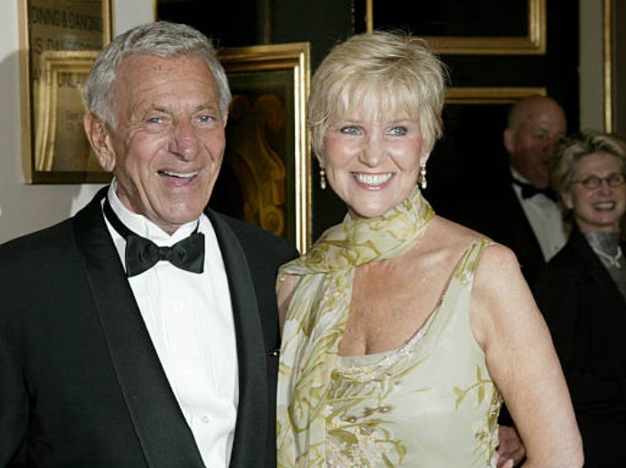 Peggy Crosby with her husband Jack Klugman