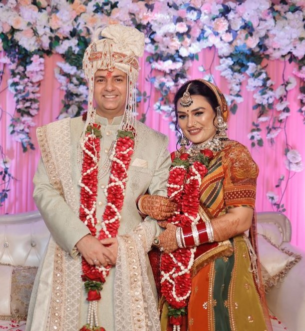 Renee Dhyani with her husband