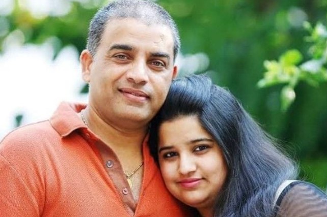 Dil Raju with his daughter