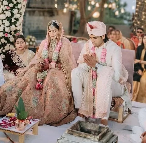 Himani Mor and Neeraj Chopra's wedding image