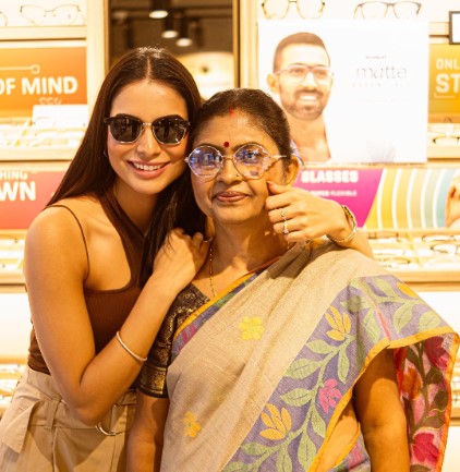 Kasturi Chhetri with her mother-in-law