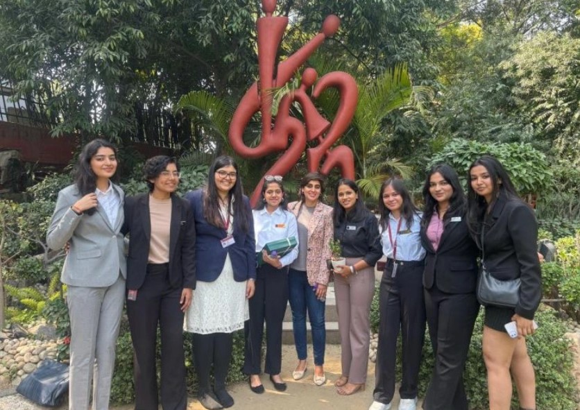 Akriti Chopra with her team members