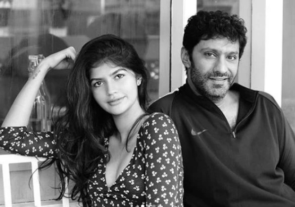 Anjini Dhawan with her father