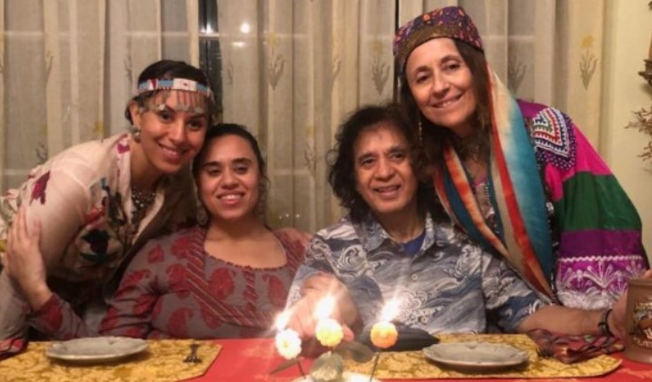 Antonia Minnecola with her husband and daughters