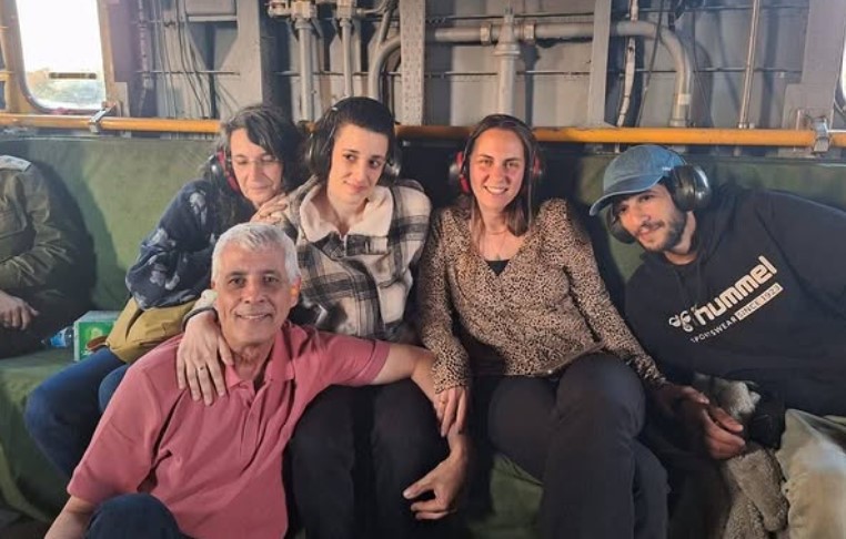 Arbel Yehud with her family
