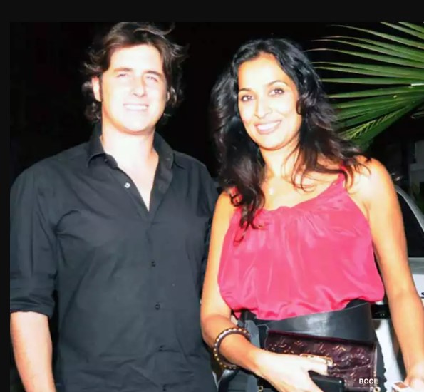 Madhu Sapre with her husband