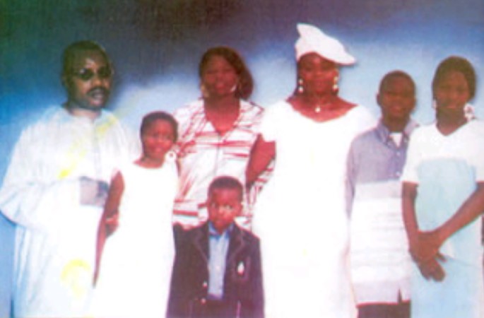 Natasha Osawaru with her family