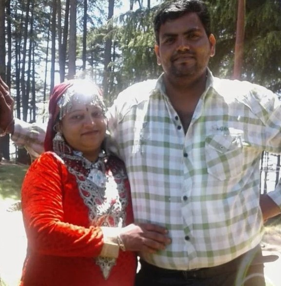 Nikhlesh Rathore's parents