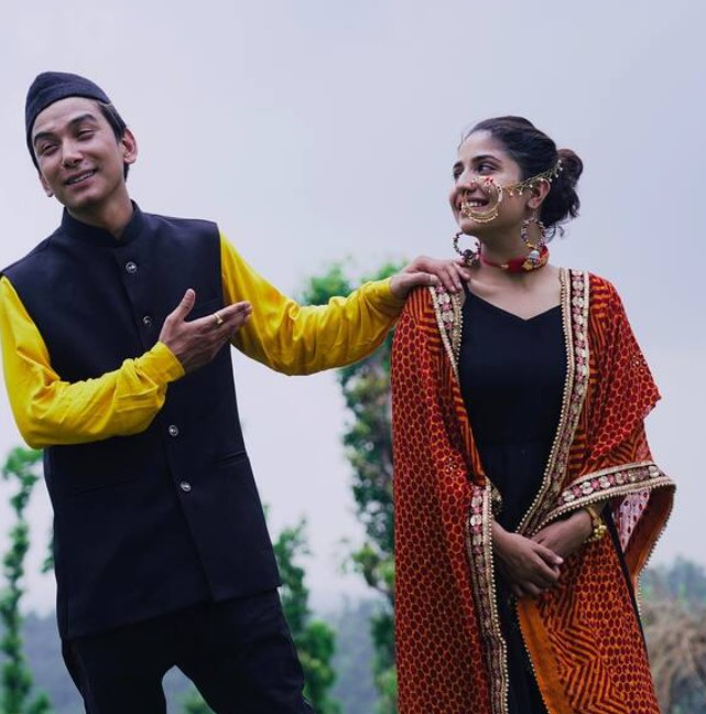 Priyanka Meher with her boyfriend Mayank Rongpaz Rawat