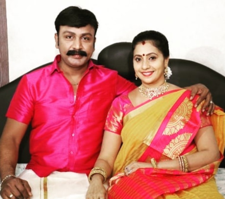Yuvanraj Nethrun with his wife
