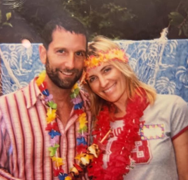 Amy Neunsinger and her husband