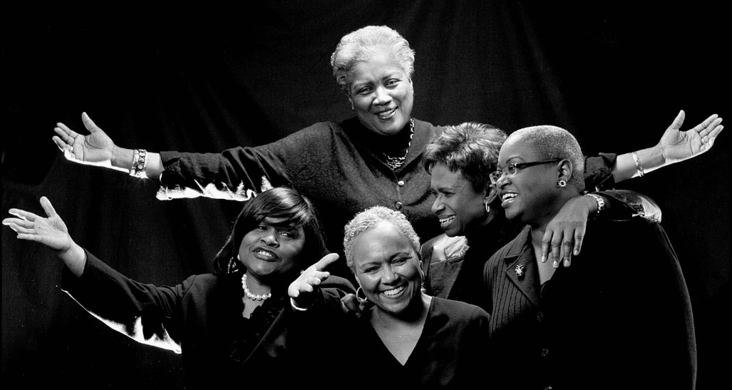 Donna Brazile with her sisters
