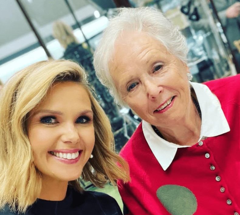 Edwina Bartholomew with her mom