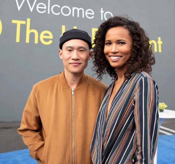 Fola Evans-Akingbola with Curtis Lum