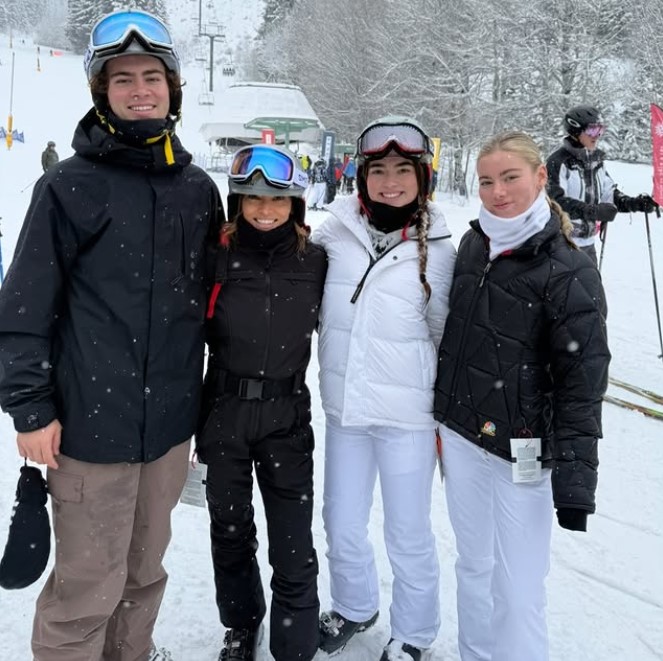 Kit Hoover with her kids
