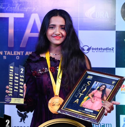 Monica Siva won SITA Best Child Artist Award