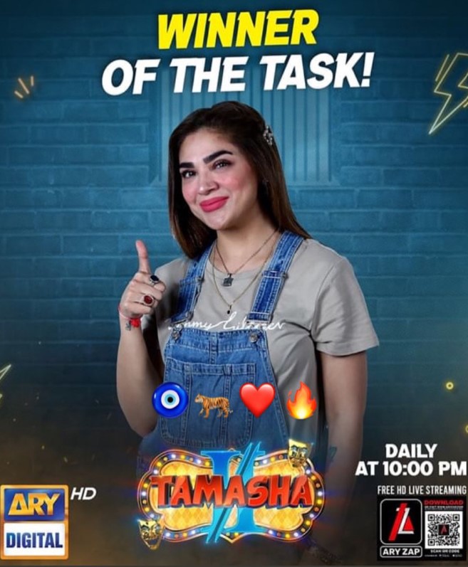 Natasha Ali participated in Tamasha Season 2