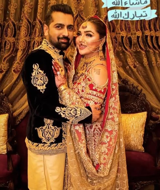 Natasha Ali with her husband