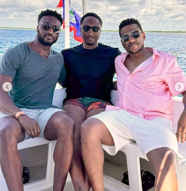 Uche Okoroha with her friends